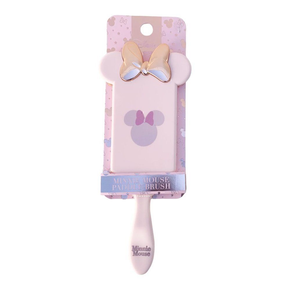 Disney Womens Multicolor Minnie Mouse Rubber Handled Paddle Hair Brush One Size - Picture 3 of 13
